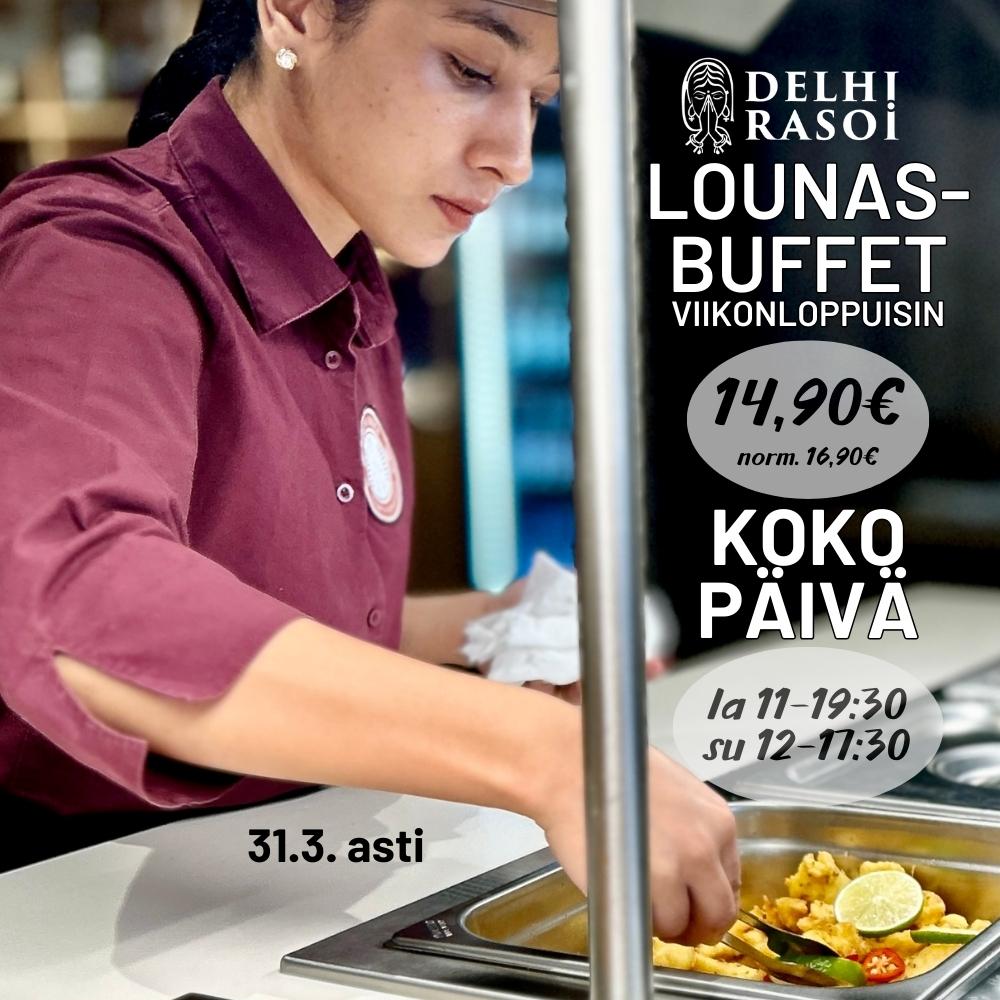 Lounasbuffet-tarjous!