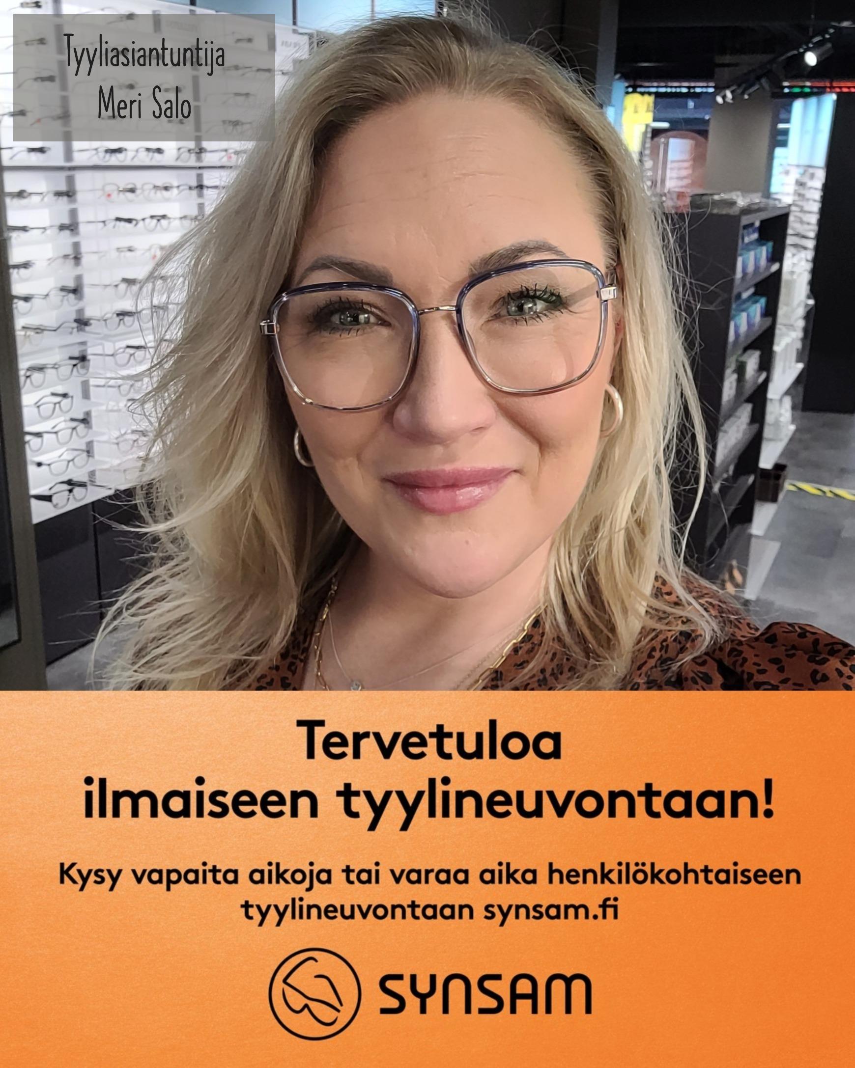 Synsamin tyylipäivä perjantaina 30.5.2025