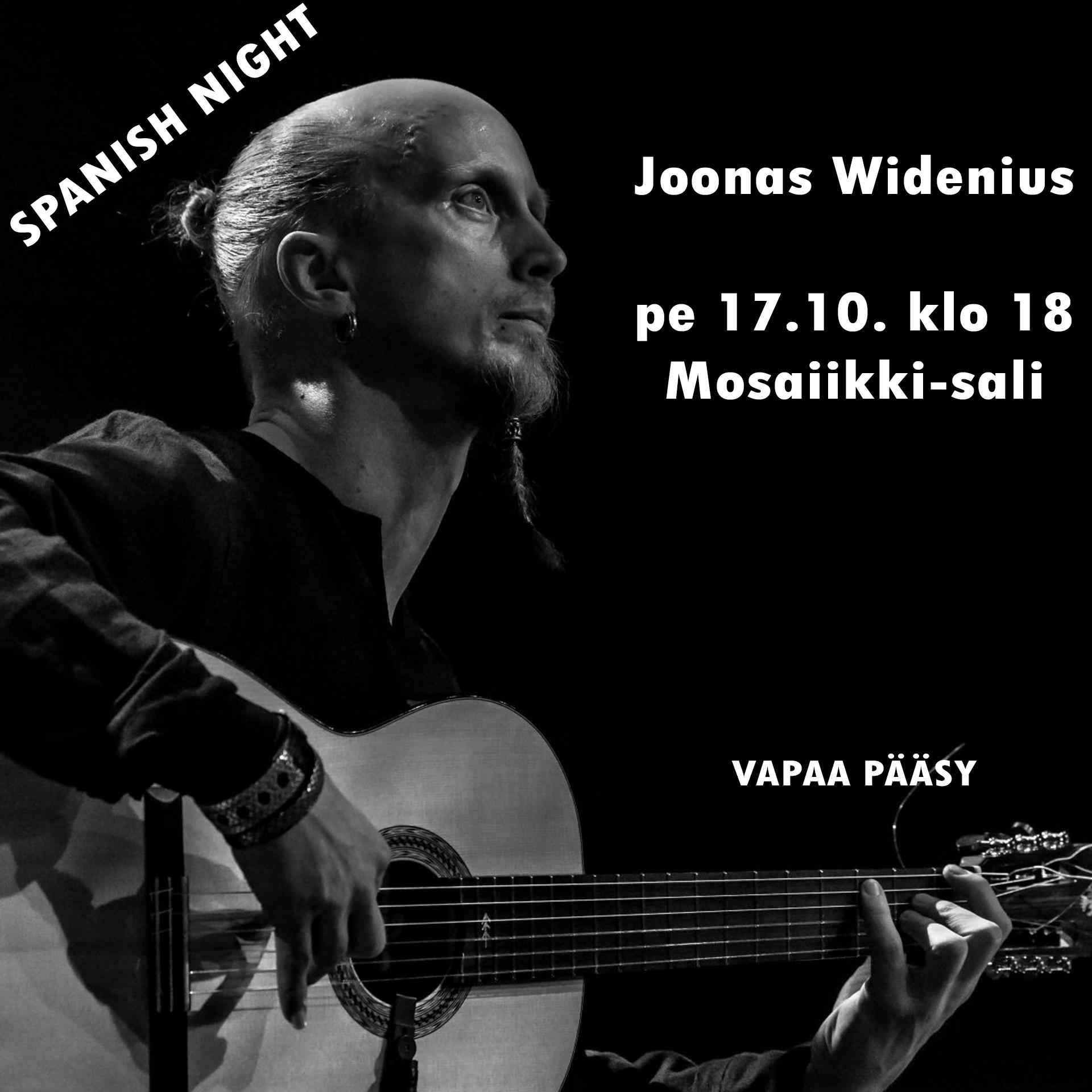 SPANISH NIGHT: Joonas Widenius